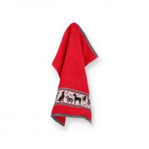 Handdoek - Honden - Rood